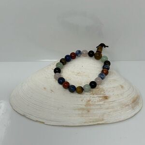 Tibetan glass beads bracelet
